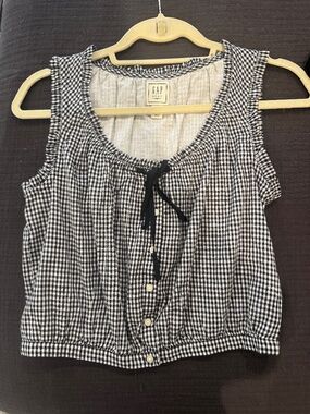 Gap x Doen Gingham Blouse